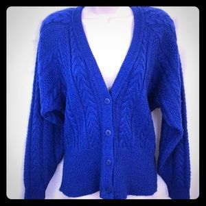 COPY - Pendleton 100% Virgin Wool Cardigan Sz S Blue